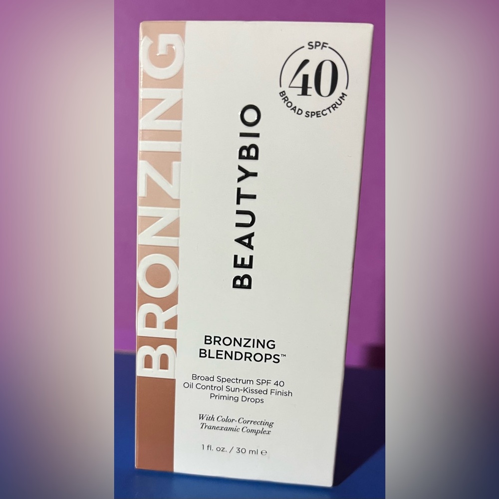 BeautyBio SPF 40 Bronzing Blendrops - Brand New In Box
